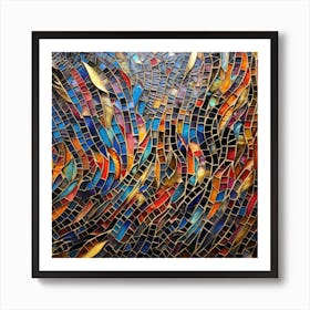 Mosaic Art 5 Art Print