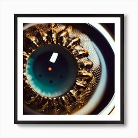 I put an eye on you Serie , Bionic Eye Art Print