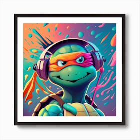 Teenage Mutant Ninja Turtles music Art Print