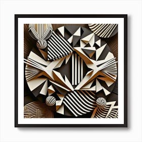 Origami Art Poster