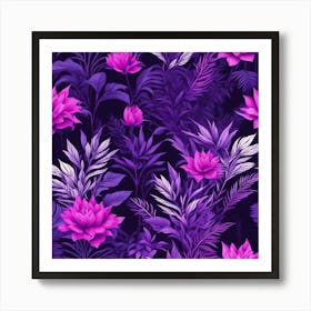 Botanical Pattern 2 Art Print