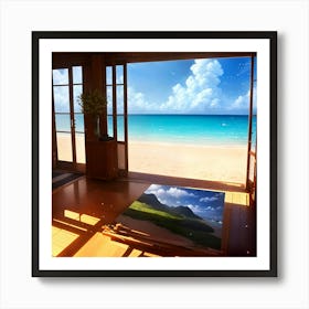 Hawaiian Beach Art Print