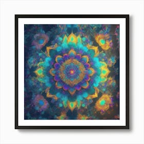 Geometric Flow 4 Art Print