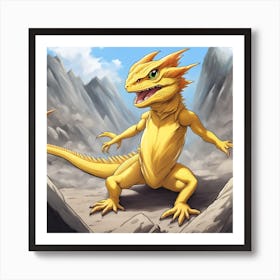 Anime Dragon 1 Art Print