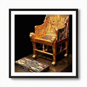 Egyptian Throne 6 Art Print