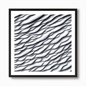 Abstract Wave Pattern 10 Art Print