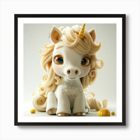 Radiant Unicorn 1 Art Print