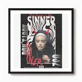 Sinner Art Print