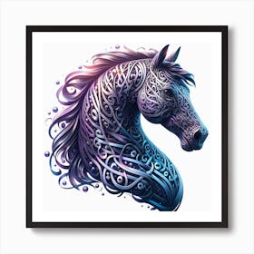 Arabic horse 3 Art Print