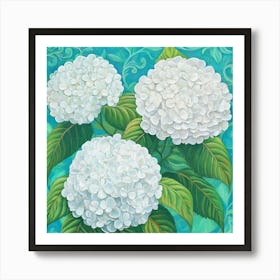 Hydrangeas Art 2 Art Print