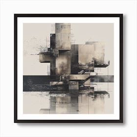 Concrete Labyrinth Art Print