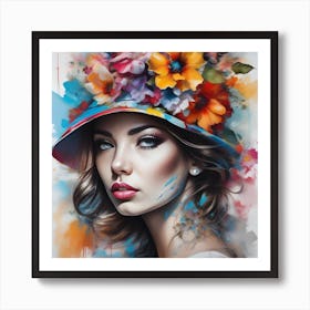 Hat Painting Art Print