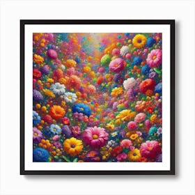 Floral Meadow 3 Art Print