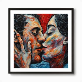 The Kiss Art Print