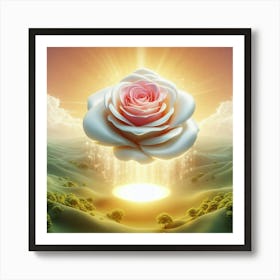 Rose In The Sky 7 Art Print