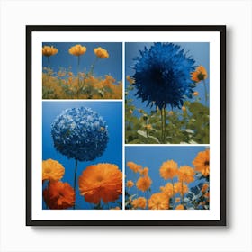 Un Flower Pop Art In Style Anna Atkins (1) 2024 04 19t193816 Art Print