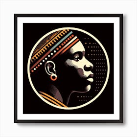 African Woman Art Print