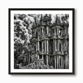 Castle In The Clouds 1 Art Print