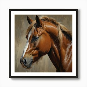 Horse Portrait 3 Art Print