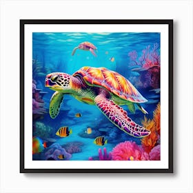 Sea Turtle 1 Art Print