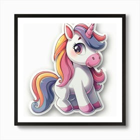 Unicorn Sticker 30 Art Print