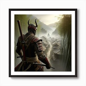 Shinobi Warrior Art Print