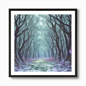 Crystal Forest Art Print