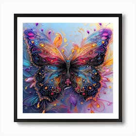 Butterfly Painting Art Print