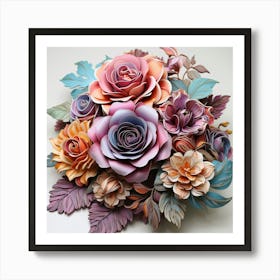 Bouquet Of Flowers 6 Art Print