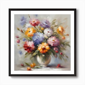 Flowers In A Vase 19 Art Print