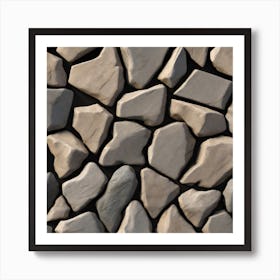 Stone Wall 81 Art Print