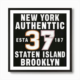 New York Authentic Art Print