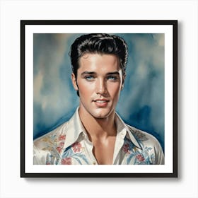 Unforgettable Elvis Presley Art Print