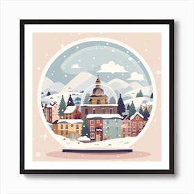 Bergen Norway 2 Snowglobe Art Print