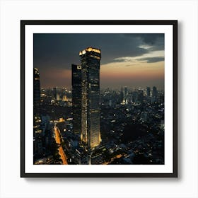 Skyscraper Stock Videos & Royalty-Free Footage Art Print