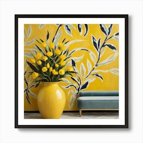 Yellow Tulips Art Print