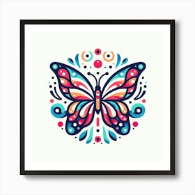 Butterfly Pattern 1 Art Print