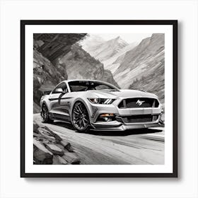 Ford Mustang Gt 4 Art Print