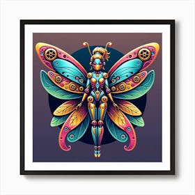 Steampunk Butterfly Art Print