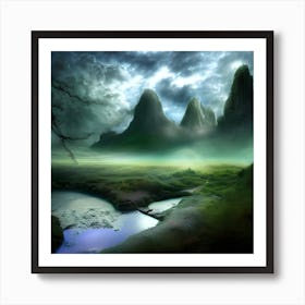 Darkened Skies 1 Art Print