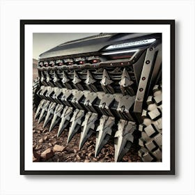 A Detailed View Of The Terraform Blade Front Bumper Art Print