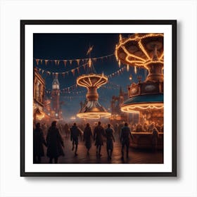 A space fair Art Print