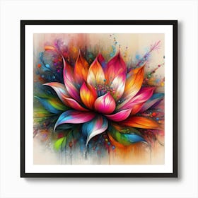 Lotus Flower 4 Art Print