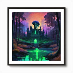 Alien Castle Art Print