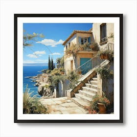 Aegean Coast Art Print