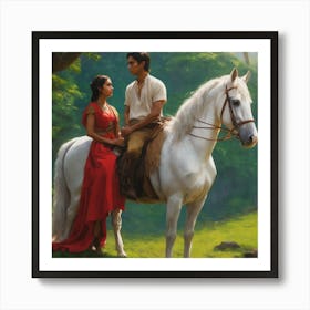 Couple arts Art Print