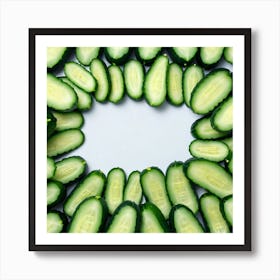 Cucumbers In A Circle 5 Art Print