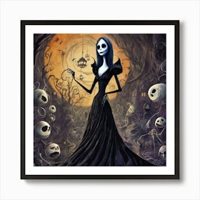 Nightmare Before Christmas 1 Art Print