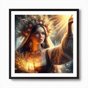 Shamanic Woman Art Print