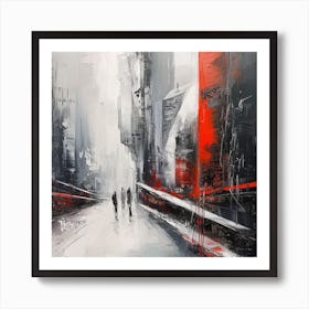 Abstract Cityscape 11 Art Print